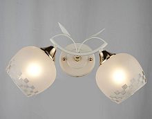 Бра двухрожковое Мелодия Света  Е27 Белый золото картинка 